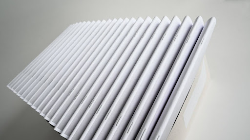 Saddle-stitch booklets carry the additional benefits of lightweight distribution