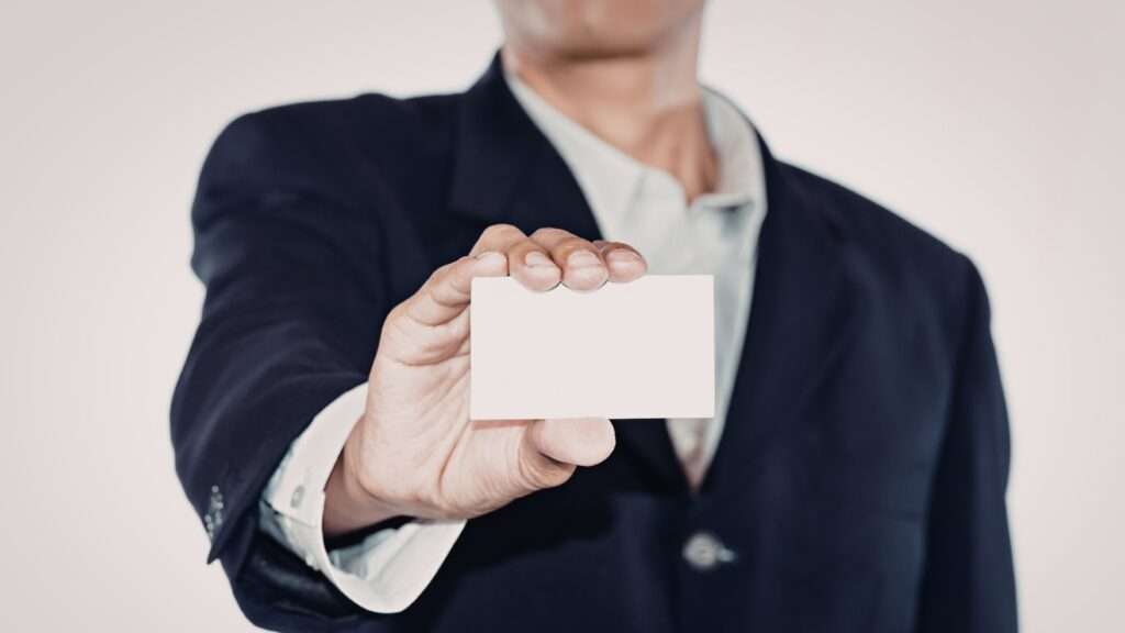business card