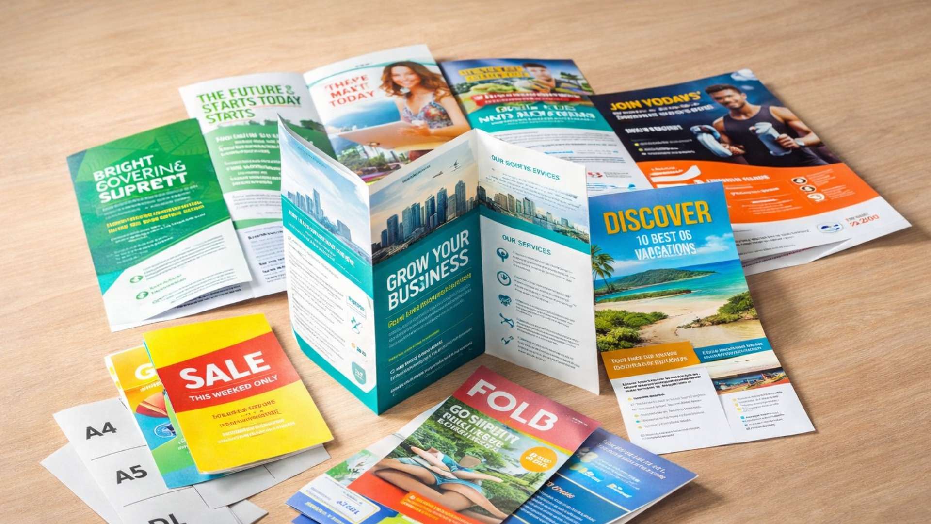 Leaflet Printing That Works: Sizes, Folds, and Paper Choices