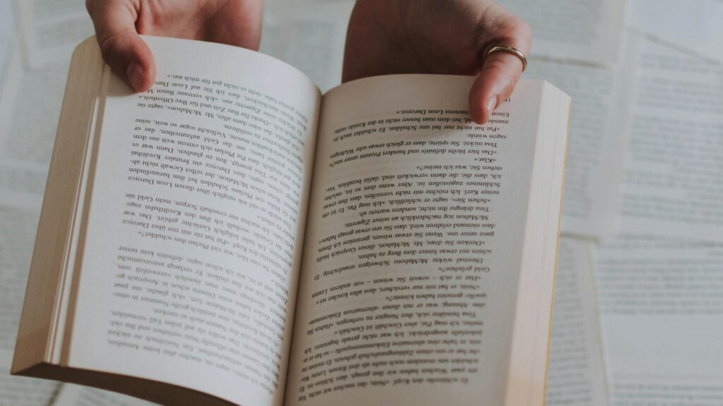 Print-ready book layout files with correct margins page structure and trim size