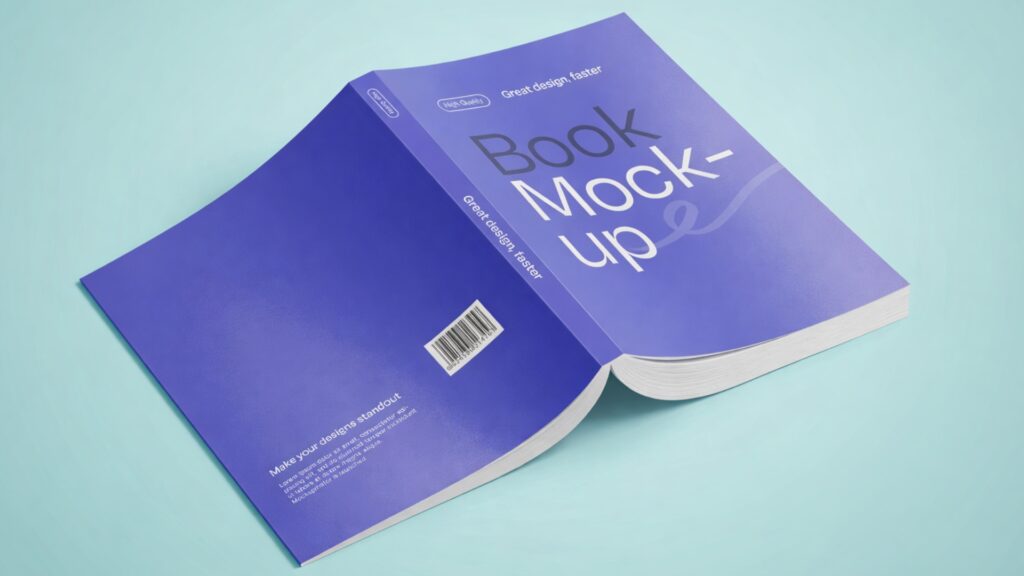 Professional paperback book printing with soft cover and clean square spine